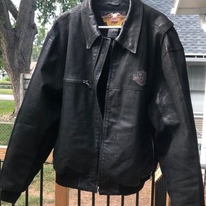 Men’s leather coat